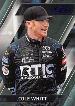 2017 Panini Absolute - Spectrum Blue #81 Cole Whitt Front