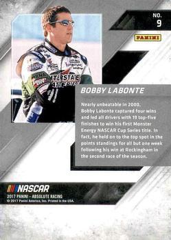 2017 Panini Absolute - Spectrum Red #9 Bobby Labonte Back