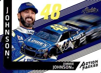 2017 Panini Absolute - Action Packed #AP1 Jimmie Johnson Front