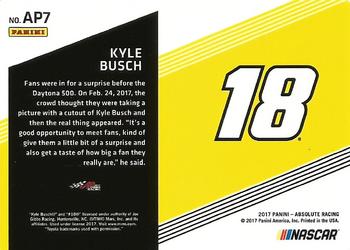 2017 Panini Absolute - Action Packed #AP7 Kyle Busch Back
