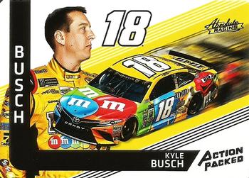 2017 Panini Absolute - Action Packed #AP7 Kyle Busch Front