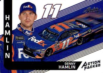 2017 Panini Absolute - Action Packed #AP9 Denny Hamlin Front
