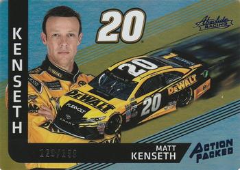 2017 Panini Absolute - Action Packed Spectrum Blue #AP6 Matt Kenseth Front