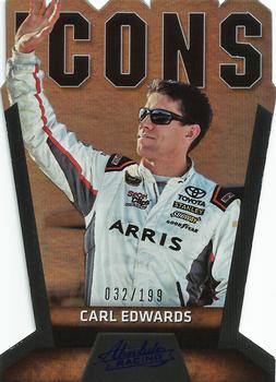 2017 Panini Absolute - Icons Spectrum Blue #I4 Carl Edwards Front