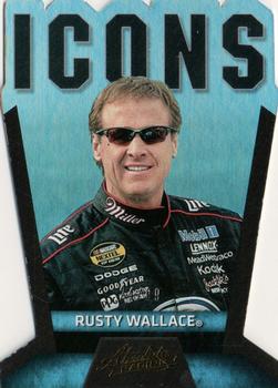 2017 Panini Absolute - Icons Spectrum Gold #I1 Rusty Wallace Front