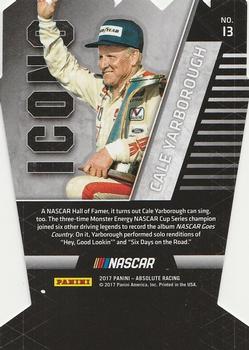 2017 Panini Absolute - Icons Spectrum Gold #I3 Cale Yarborough Back