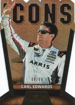 2017 Panini Absolute - Icons Spectrum Gold #I4 Carl Edwards Front