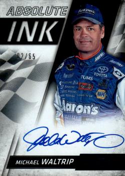 2017 Panini Absolute - Absolute Ink Spectrum Blue #AI-MW Michael Waltrip Front