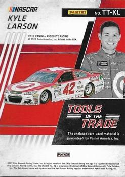 2017 Panini Absolute - Tools of the Trade #TT-KL Kyle Larson Back