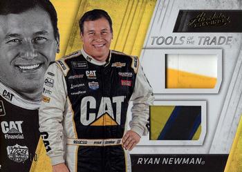 2017 Panini Absolute - Tools of the Trade Duals Spectrum Gold #TTD-RN Ryan Newman Front