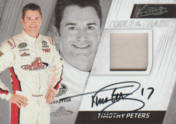2017 Panini Absolute - Tools of the Trade Signatures #TTS-TP Timothy Peters Front
