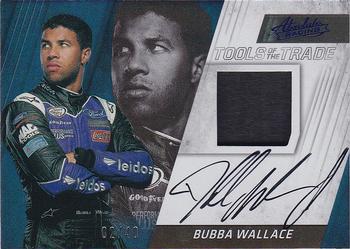 2017 Panini Absolute - Tools of the Trade Signatures Spectrum Blue #TTS-BW Bubba Wallace Front
