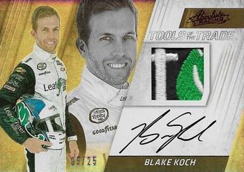 2017 Panini Absolute - Tools of the Trade Signatures Spectrum Red #TTS-BK Blake Koch Front
