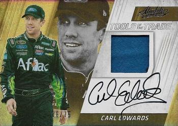 2017 Panini Absolute - Tools of the Trade Signatures Spectrum Silver #TTS-CE Carl Edwards Front