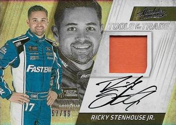 2017 Panini Absolute - Tools of the Trade Signatures Spectrum Silver #TTS-RS Ricky Stenhouse Jr. Front