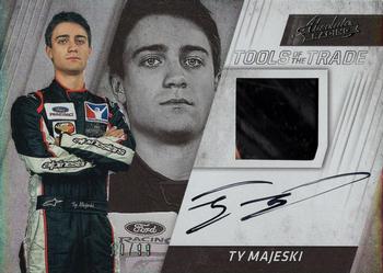 2017 Panini Absolute - Tools of the Trade Signatures Spectrum Silver #TTS-TM Ty Majeski Front