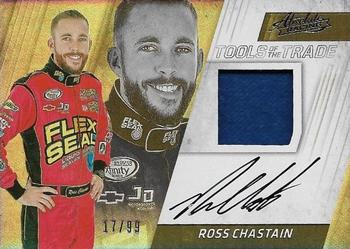 2017 Panini Absolute - Tools of the Trade Signatures Spectrum Silver #TTS-RC Ross Chastain Front