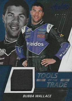 2017 Panini Absolute - Tools of the Trade Spectrum Blue #TT-BW Bubba Wallace Front