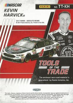 2017 Panini Absolute - Tools of the Trade Spectrum Blue #TT-KH Kevin Harvick Back