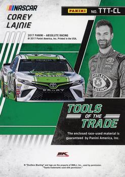 2017 Panini Absolute - Tools of the Trade Trios #TTT-CL Corey LaJoie Back