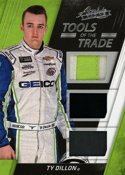 2017 Panini Absolute - Tools of the Trade Trios #TTT-TY Ty Dillon Front