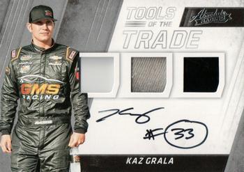 2017 Panini Absolute - Tools of the Trade Trios Signatures #TTTS-KG Kaz Grala Front