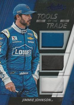 2017 Panini Absolute - Tools of the Trade Trios Spectrum Blue #TTT-JJ Jimmie Johnson Front