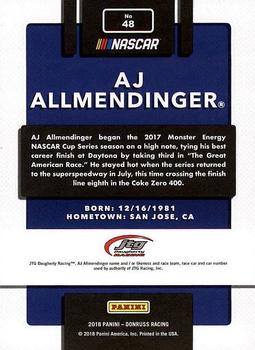 2018 Donruss #48 AJ Allmendinger Back