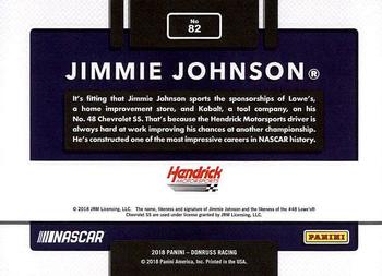 2018 Donruss #82 Jimmie Johnson Back
