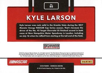 2018 Donruss #85 Kyle Larson Back