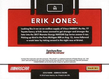 2018 Donruss #95 Erik Jones Back