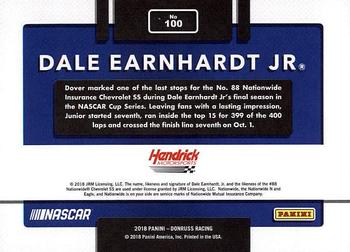 2018 Donruss #100 Dale Earnhardt Jr. Back