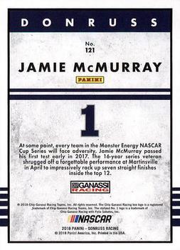 2018 Donruss #121 Jamie McMurray Back