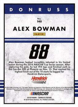 2018 Donruss #140 Alex Bowman Back