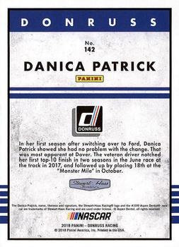 2018 Donruss #142 Danica Patrick Back