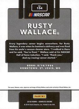 2018 Donruss #154 Rusty Wallace Back