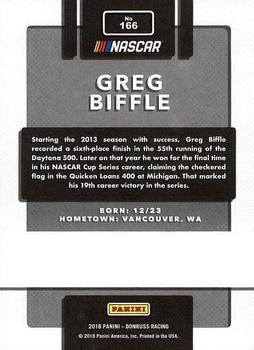 2018 Donruss #166 Greg Biffle Back