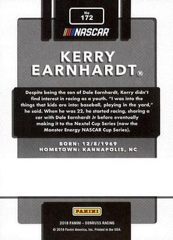 2018 Donruss #172 Kerry Earnhardt Back