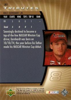 2000 Upper Deck Tributes Dale Earnhardt Jr. #JR1 Dale Earnhardt Jr. Back