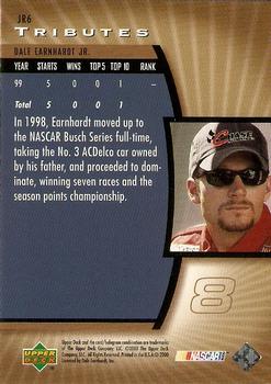 2000 Upper Deck Tributes Dale Earnhardt Jr. #JR6 Dale Earnhardt Jr. Back