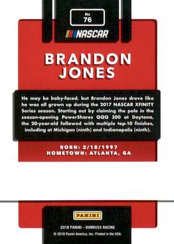 2018 Donruss - Gold Foil #76 Brandon Jones Back