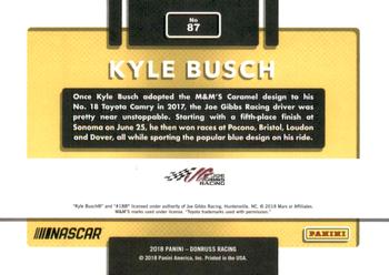 2018 Donruss - Gold Foil #87 Kyle Busch Back