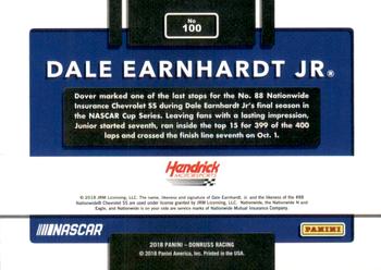 2018 Donruss - Gold Foil #100 Dale Earnhardt Jr Back
