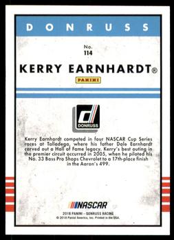2018 Donruss - Gold Foil #114 Kerry Earnhardt Back