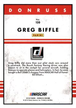 2018 Donruss - Gold Foil #120 Greg Biffle Back