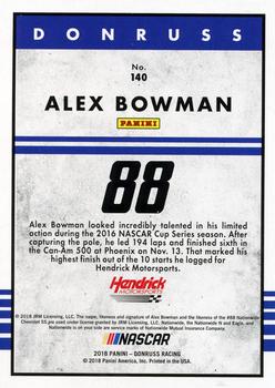 2018 Donruss - Gold Foil #140 Alex Bowman Back
