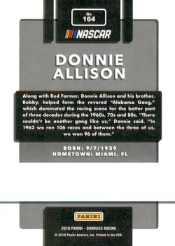 2018 Donruss - Gold Foil #164 Donnie Allison Back