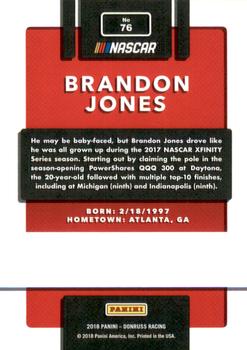 2018 Donruss - Red Foil #76 Brandon Jones Front