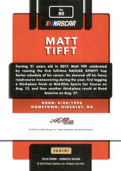 2018 Donruss - Red Foil #80 Matt Tifft Back