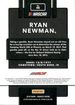 2018 Donruss - Red Foil #46 Ryan Newman Back